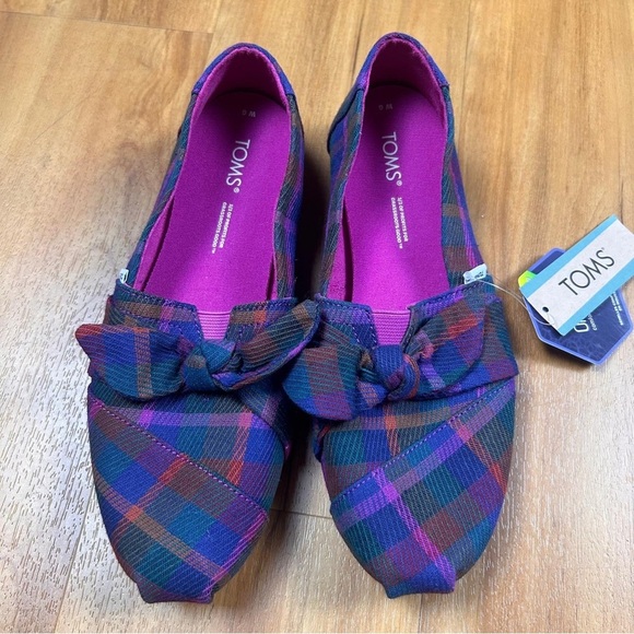 Toms Shoes - TOMS Women's Multicolor Slip-On Shoes Loafer Flats Size 6